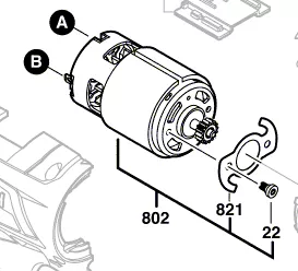 Moteur réf. 2 607 022 832 BOSCH